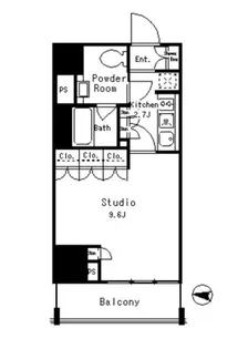 MFPRコート目黒南【5階】の間取り