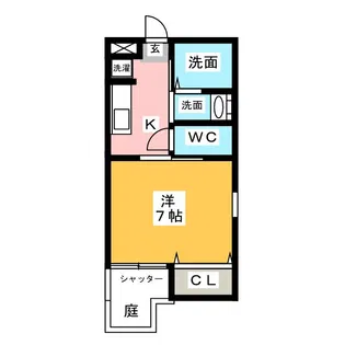 シャンテAT【1階】の間取り