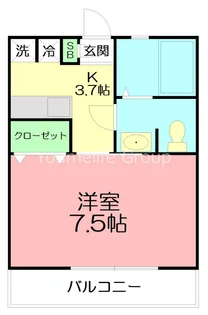 ラティアス【1階】の間取り