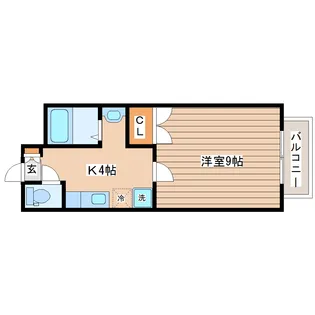 RamsesA長町中央【3階】の間取り