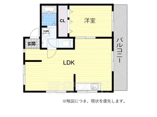 パッセ魚住【1階】の間取り