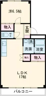 イースタンピュア【3階】の間取り