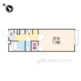 レオパレスコスモハウス【1階】の間取り