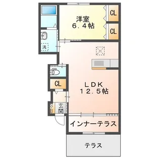 桜桃【1階】の間取り
