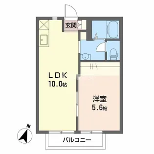 桜通りC【2階】の間取り