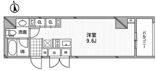 東京都港区芝公園1【マンション】の間取り