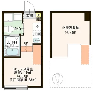 アステラ【2階】の間取り