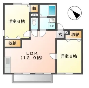 エミネンス【1階】の間取り