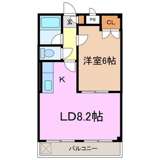 ダイナミックII【2階】の間取り