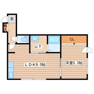 ディスティニー【1階】の間取り