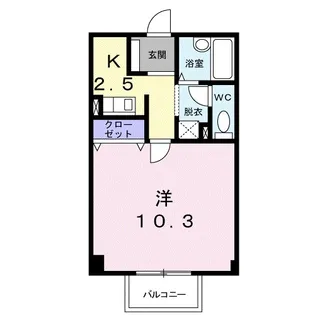 ソレアード2【1階】の間取り
