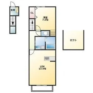 モデラート【2階】の間取り