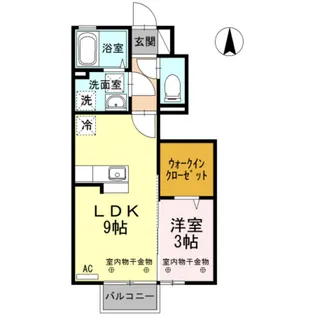 サンク【1階】の間取り