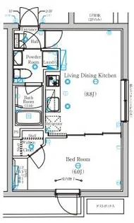 Mind Kojiya【1階】の間取り