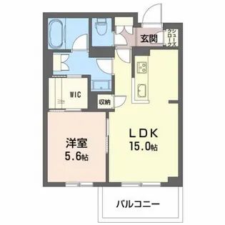 グリーンガーデン東雲【2階】の間取り