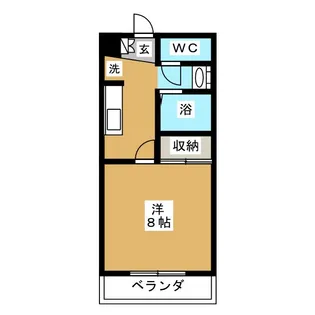 エスペランス小下 A【2階】の間取り