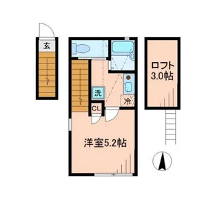 バーミープレイス新小岩【2階】の間取り