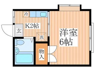 ジュエル花小金井【1階】の間取り