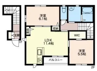 フェリチタIII【2階】の間取り