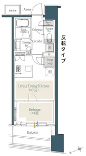 プラウド渋谷東【2階】の間取り