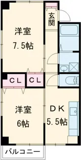 星野ビル【2階】の間取り