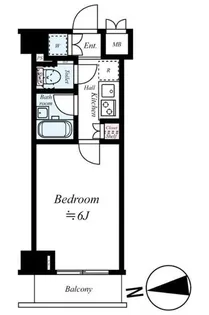 ルーブル中野新井【2階】の間取り