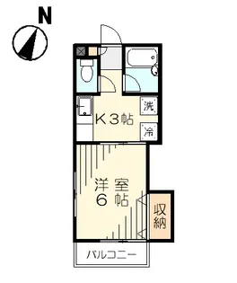 ラ・カンパネラ【2階】の間取り