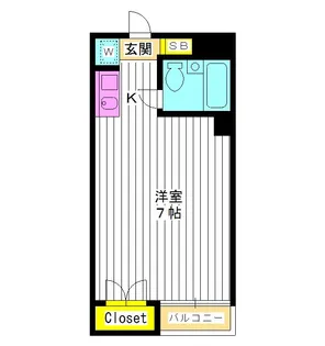 東京都練馬区貫井2【マンション】の間取り