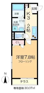 ルミナス東向島【1階】の間取り