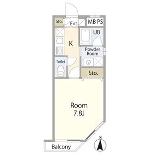 リヴェール学園西(リヴェールガクエンニシ)【3階】の間取り