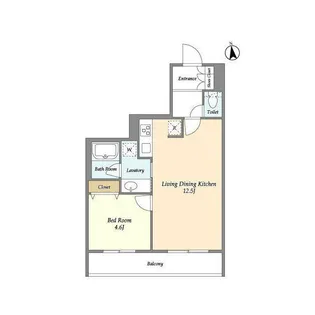 東京都目黒区東山3【マンション】の間取り