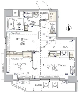 東京都墨田区向島5【マンション】の間取り