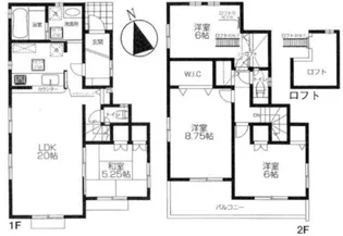 東京都杉並区南荻窪2【一戸建】の間取り