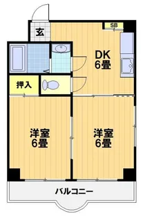 エスポワール峯【5階】の間取り