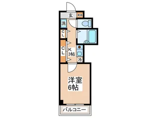 アゲインビル【5階】の間取り