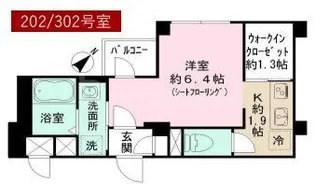 ルミナス コメ コート【2階】の間取り