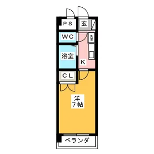 サンパティーワコー【1階】の間取り