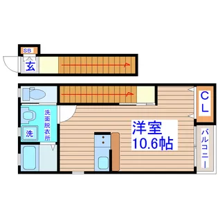 Heights Yamabiko【2階】の間取り