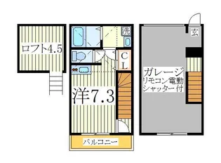 SKガレジオ小林I【1階】の間取り