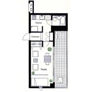 CITY HOUSE ISHIKI【3階】の間取り