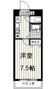 ルピナス5【4階】の間取り