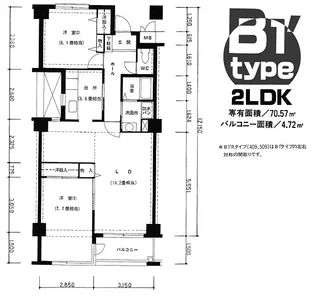 パティオス9番街【4階】の間取り