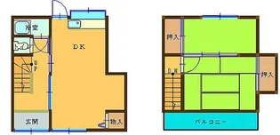 小谷アパート【1階】の間取り