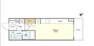 ジオエント門前仲町【7階】の間取り