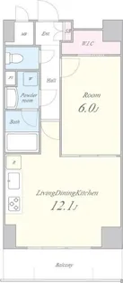 神奈川県厚木市栄町2【マンション】の間取り