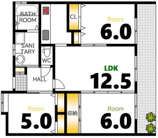 ワイビル【9階】の間取り