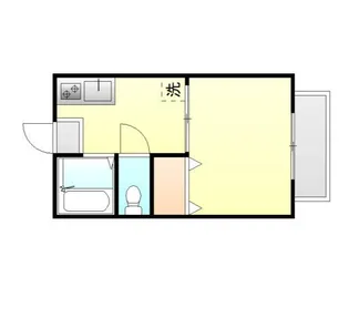 コーポA【1階】の間取り