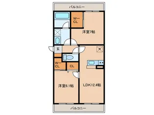 casa sinfonia【2階】の間取り