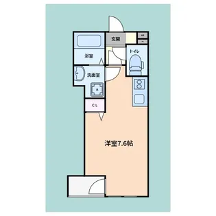 ライフモリ18号館【2階】の間取り