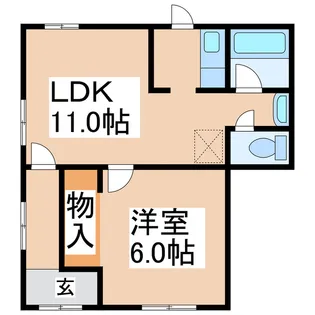 メゾン・セイ【1階】の間取り